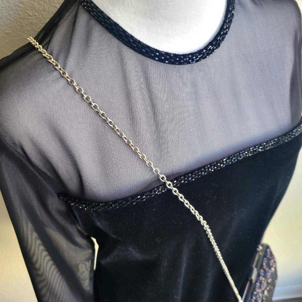 Jessica Howards evening black blouse